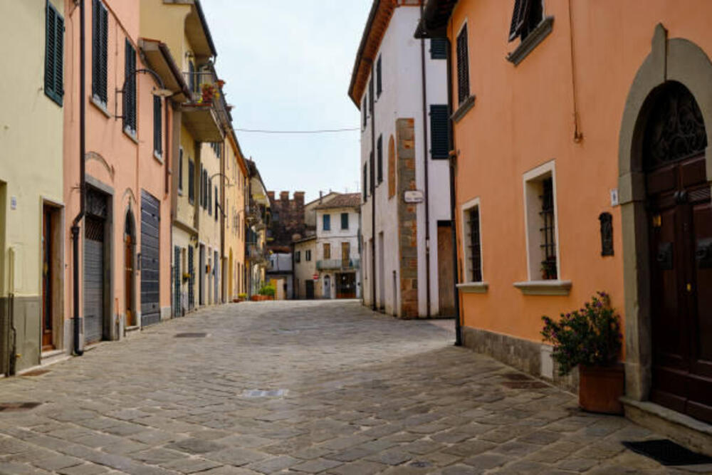 Via del centro storico di Porcari